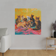 Load image into Gallery viewer, Colorful Cat Canvas Art - Vibrant Cat Portraits for Cat Lovers