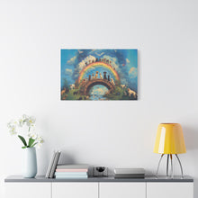 Load image into Gallery viewer, Rainbow Bridge Dog Canvas Artwork - Pet Lovers Home Decor