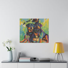 Load image into Gallery viewer, Rottweilers Canvas Art