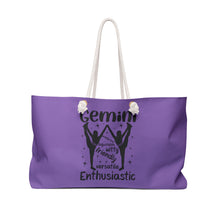 Load image into Gallery viewer, Weekender Bag - Gemini