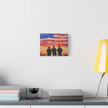 Load image into Gallery viewer, Inspirational Police Wall Art Canvas - Support Our Heroes