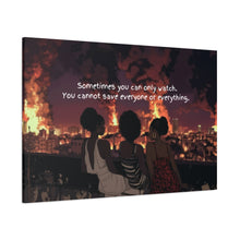 Load image into Gallery viewer, Inspirational Wall Art Canvas - "Sometimes You Can Only Watch" - Empowering Home Decor