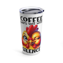 Load image into Gallery viewer, Coffee & Silence - Tumbler 20oz