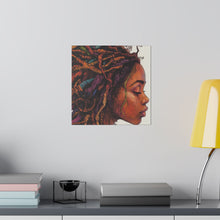 Load image into Gallery viewer, Grounded Woman of Color Matte Canvas, Stretched, 0.75"