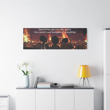 Load image into Gallery viewer, Inspirational Wall Art Canvas - "Sometimes You Can Only Watch" - Empowering Home Decor