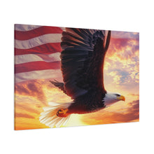 Load image into Gallery viewer, Patriotic Eagle Canvas Wall Art