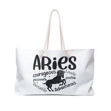 Load image into Gallery viewer, Weekender Bag - Aries