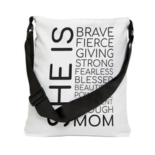 Load image into Gallery viewer, Adjustable Tote Bag (AOP) - She is