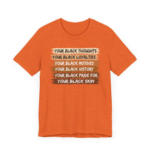 Load image into Gallery viewer, Empowerment Black Pride Tee - Unisex Jersey Short Sleeve