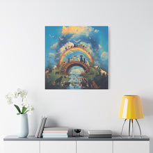 Load image into Gallery viewer, Rainbow Bridge Dog Canvas Artwork - Pet Lovers Home Decor