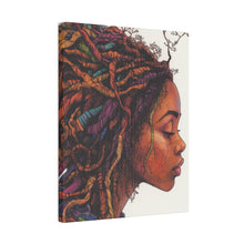 Load image into Gallery viewer, Grounded Woman of Color Matte Canvas, Stretched, 0.75"