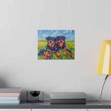 Load image into Gallery viewer, Rottweiler Canvas Art