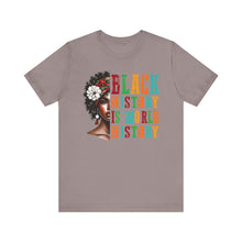 Load image into Gallery viewer, Empowering Black History Tee - Unisex Jersey Short Sleeve Shirt