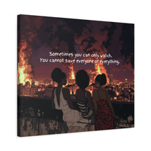 Load image into Gallery viewer, Inspirational Wall Art Canvas - "Sometimes You Can Only Watch" - Empowering Home Decor
