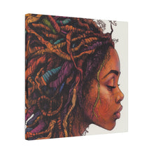 Load image into Gallery viewer, Grounded Woman of Color Matte Canvas, Stretched, 0.75"