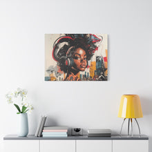 Load image into Gallery viewer, Urban Vibe Matte Canvas Print - Stylish Artwork for Music Lovers