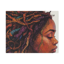 Load image into Gallery viewer, Grounded Woman of Color Matte Canvas, Stretched, 0.75"