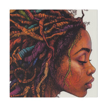 Load image into Gallery viewer, Grounded Woman of Color Matte Canvas, Stretched, 0.75"