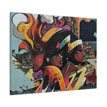Load image into Gallery viewer, Vibrant Afrocentric Matte Canvas Art - Inspirational Wall Decor