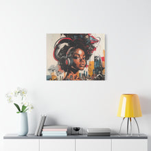 Load image into Gallery viewer, Urban Vibe Matte Canvas Print - Stylish Artwork for Music Lovers