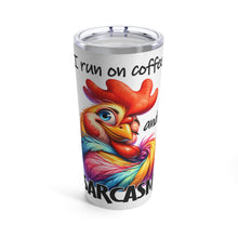 Load image into Gallery viewer, Coffee and Sarcasm - Tumbler 20oz