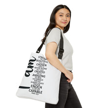 Load image into Gallery viewer, Adjustable Tote Bag (AOP) - I am