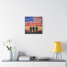 Load image into Gallery viewer, Inspirational Police Wall Art Canvas - Support Our Heroes