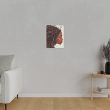 Load image into Gallery viewer, Grounded Woman of Color Matte Canvas, Stretched, 0.75"