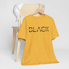 Load image into Gallery viewer, Unisex Jersey Tee - Black Love Pride History Shirt