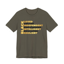 Load image into Gallery viewer, Empowered Black Pride Tee - Unisex Jersey Short Sleeve Shirt