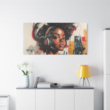 Load image into Gallery viewer, Urban Vibe Matte Canvas Print - Stylish Artwork for Music Lovers