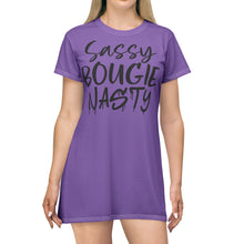 Load image into Gallery viewer, T-Shirt Dress (AOP) - Sassy