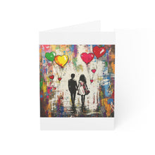 Load image into Gallery viewer, Artistic Love Greeting Cards - Set of 1, 10, 30, or 50