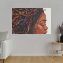 Load image into Gallery viewer, Grounded Woman of Color Matte Canvas, Stretched, 0.75"
