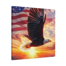 Load image into Gallery viewer, Patriotic Eagle Canvas Wall Art