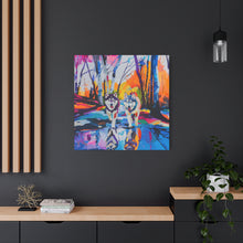 Load image into Gallery viewer, Husky Canvas Art