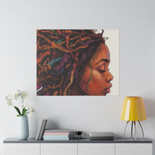 Load image into Gallery viewer, Grounded Woman of Color Matte Canvas, Stretched, 0.75"