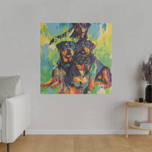 Load image into Gallery viewer, Rottweilers Canvas Art