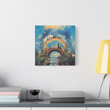 Load image into Gallery viewer, Rainbow Bridge Dog Canvas Artwork - Pet Lovers Home Decor