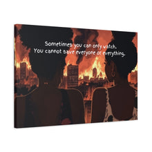 Load image into Gallery viewer, Inspirational Canvas Art – "Sometimes You Can Only Watch"