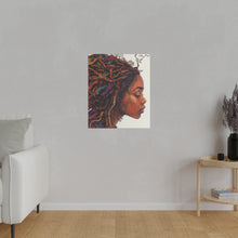 Load image into Gallery viewer, Grounded Woman of Color Matte Canvas, Stretched, 0.75"