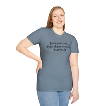 Load image into Gallery viewer, Unisex Softstyle T-Shirt - Know