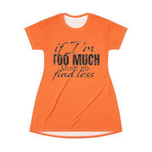 Load image into Gallery viewer, T-Shirt Dress (AOP) - Find Less