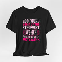Load image into Gallery viewer, Strong Women Veterans Tee - Unisex Jersey Short Sleeve Shirt
