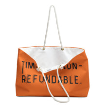 Load image into Gallery viewer, Weekender Bag - Time
