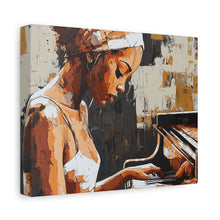 Load image into Gallery viewer, Artistic Piano Canvas, Wall Art, Music Lover Gift, Home Decor, Jazz Wall Art, Unique Artwork
