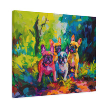 Load image into Gallery viewer, French Bulldog Canvas Art

