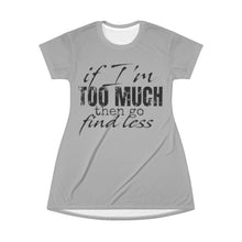 Load image into Gallery viewer, T-Shirt Dress (AOP) - Find Less
