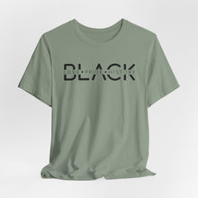 Load image into Gallery viewer, Unisex Jersey Tee - Black Love Pride History Shirt

