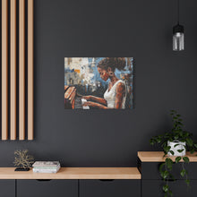 Load image into Gallery viewer, Piano Woman Canvas Art, Stylish Modern Decor, Gift for Music Lovers, Home Wall Art, Unique Artistic Playroom Decor
